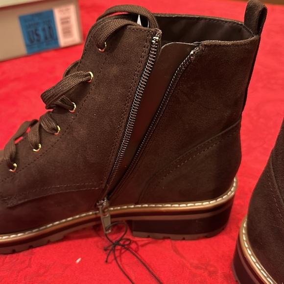 Kensie kasha brown ladies side zipper boot color, brown size 10 & 6 NIB - Picture 6 of 12